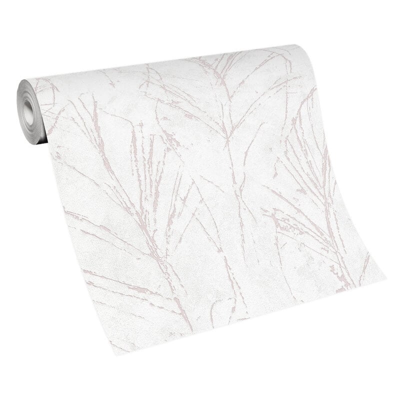 Evolution Fall Leaf Metallic Wallpaper - Pink - Erismann - 10321 - 05Wallpaper199