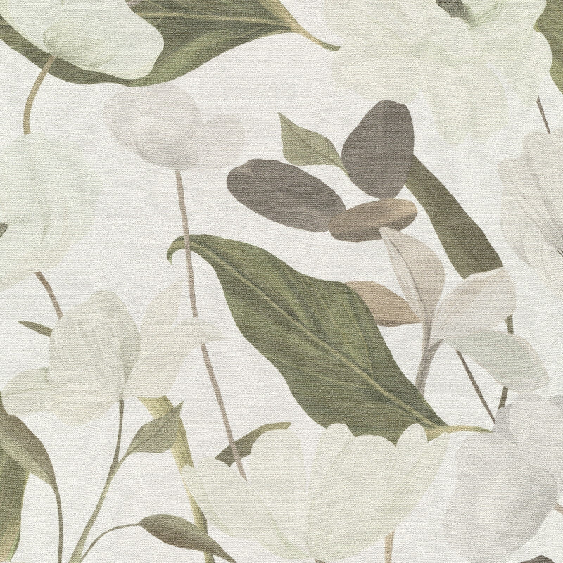 Fairy Blossom Floral Wallpaper - White/Green - Erismann - 10508 - 26Wallpaper199