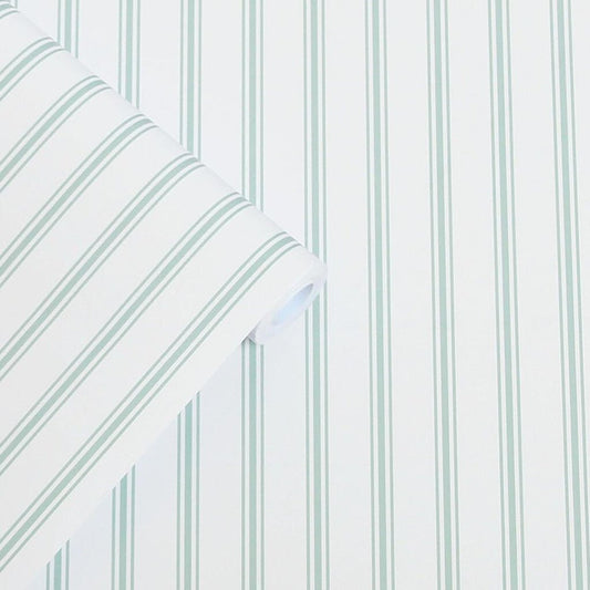 Farnworth Stripe Wallpaper - Sage Green - Laura Ashley - 118483Wallpaper199