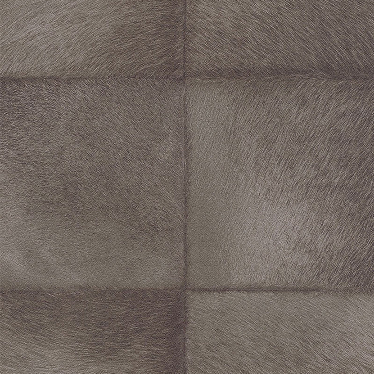 Faux Reindeer Fur Tile Panel Club Wallpaper - Brown - Rasch - 419139Wallpaper199