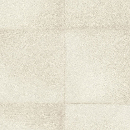 Faux Reindeer Fur Tile Panel Club Wallpaper - Cream - Rasch - 419108Wallpaper199