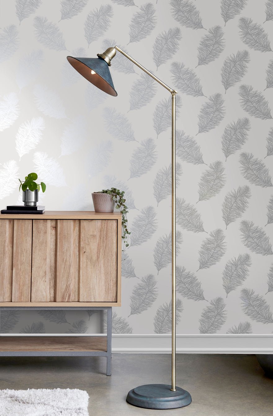 Fawning Feather Wallpaper - Grey - Holden Décor - 12626Wallpaper199