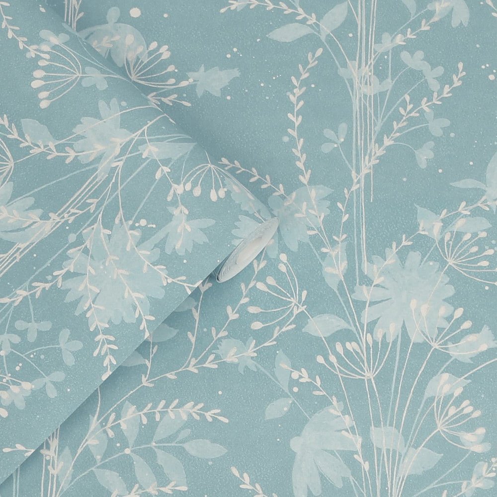 Fennelton Wallpaper - Pale Newport Blue - Laura Ashley - 121079Wallpaper199
