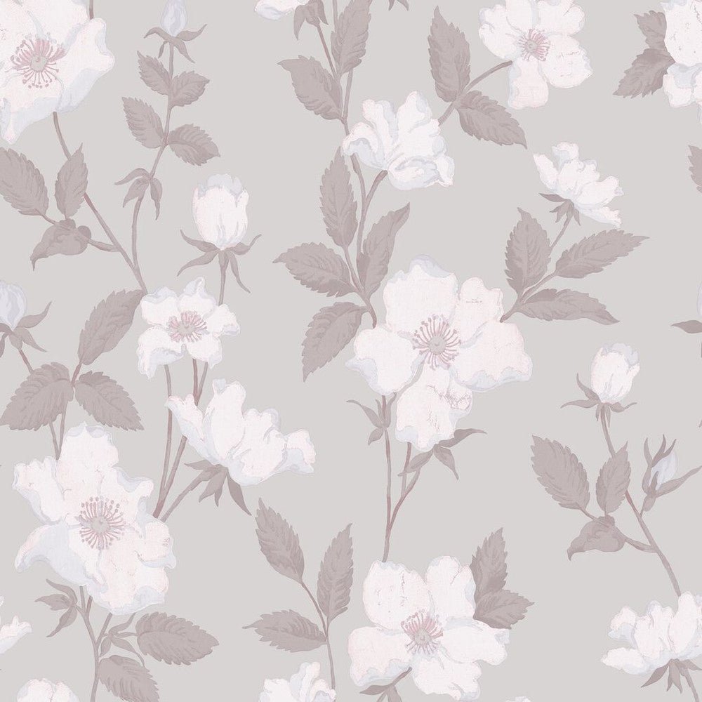 Fleurir Wallpaper - Violet - Laura Ashley - 114918Wallpaper199