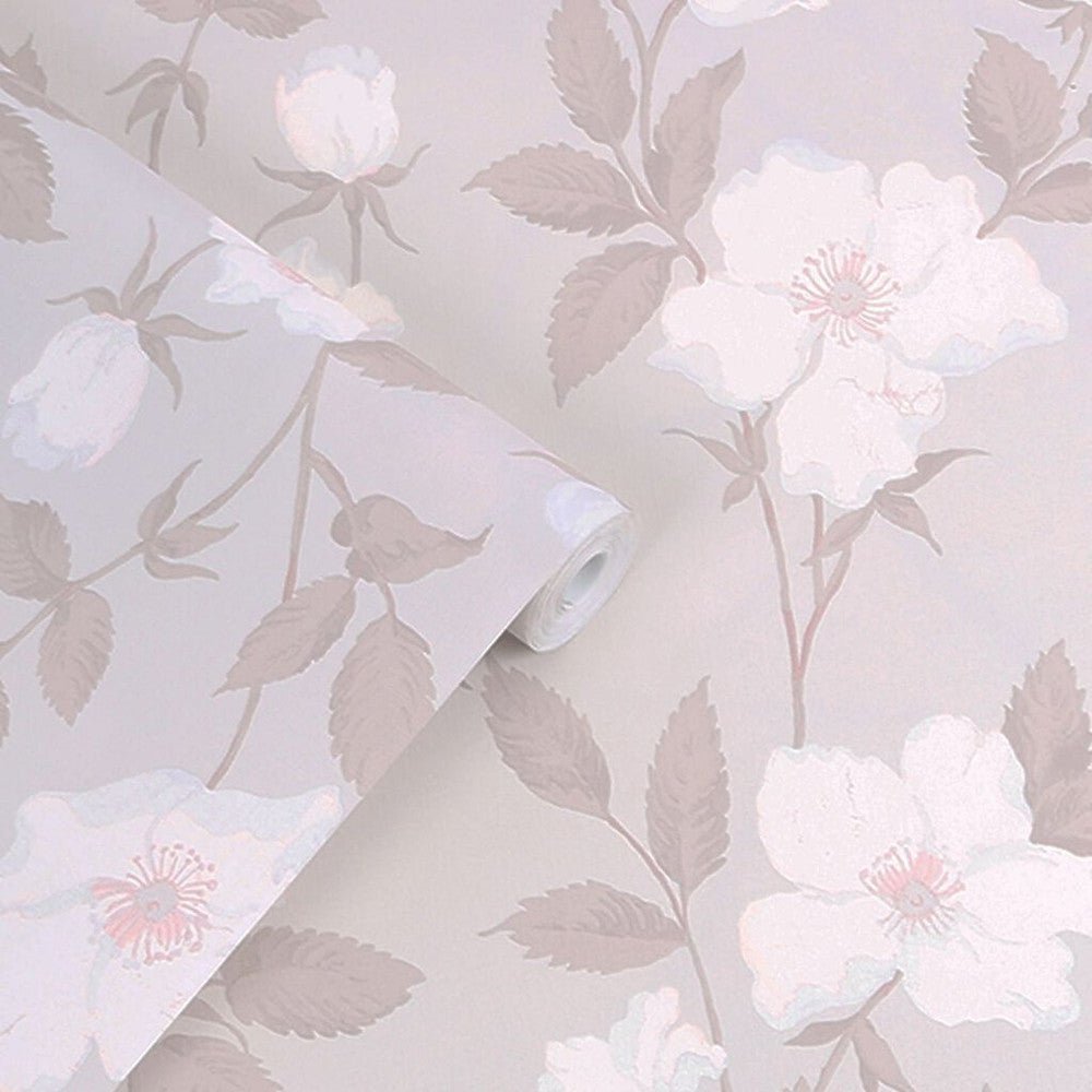Fleurir Wallpaper - Violet - Laura Ashley - 114918Wallpaper199