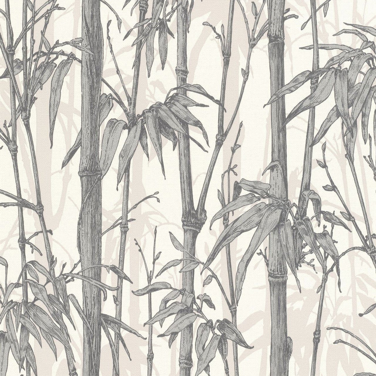 Florentine III Bamboo Wallpaper - Grey - Rasch - 484830Wallpaper199