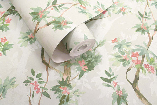 Folia Wallpaper - Cream / Pink - Holden Décor - 36220Wallpaper199