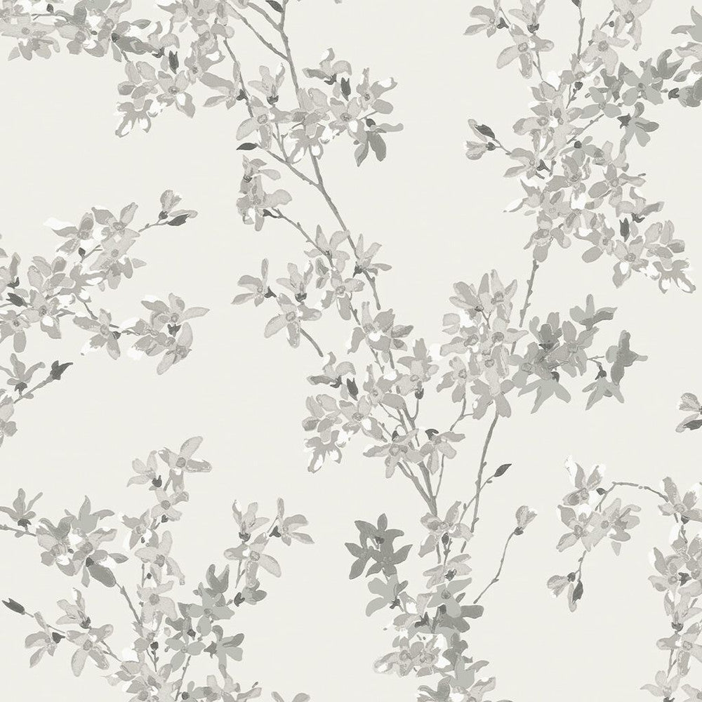 Forsythia Wallpaper - Steel - Laura Ashley - 113349Wallpaper199