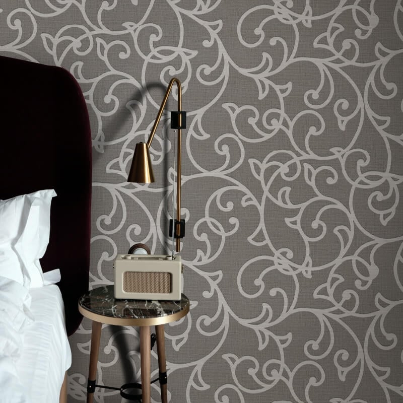 Forte Geometric Metallic Wallpaper - Brown - Erismann - 10467 - 11Wallpaper199