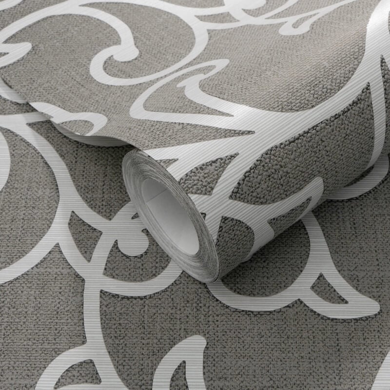 Forte Geometric Metallic Wallpaper - Brown - Erismann - 10467 - 11Wallpaper199
