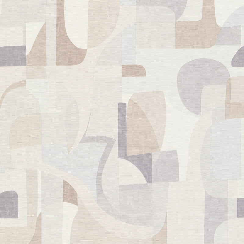 Fragment Modern Geometric Wallpaper - Beige Multi - Erismann - 10432 - 31Wallpaper199