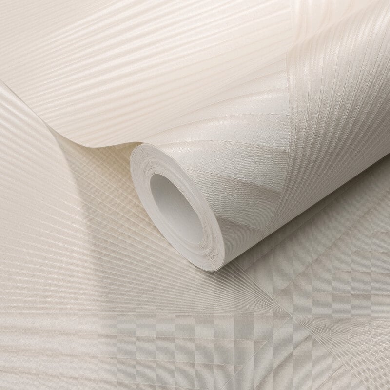 Gala 3D Effect Fan Metallic Wallpaper - Cream - Erismann - 10404 - 14Wallpaper199