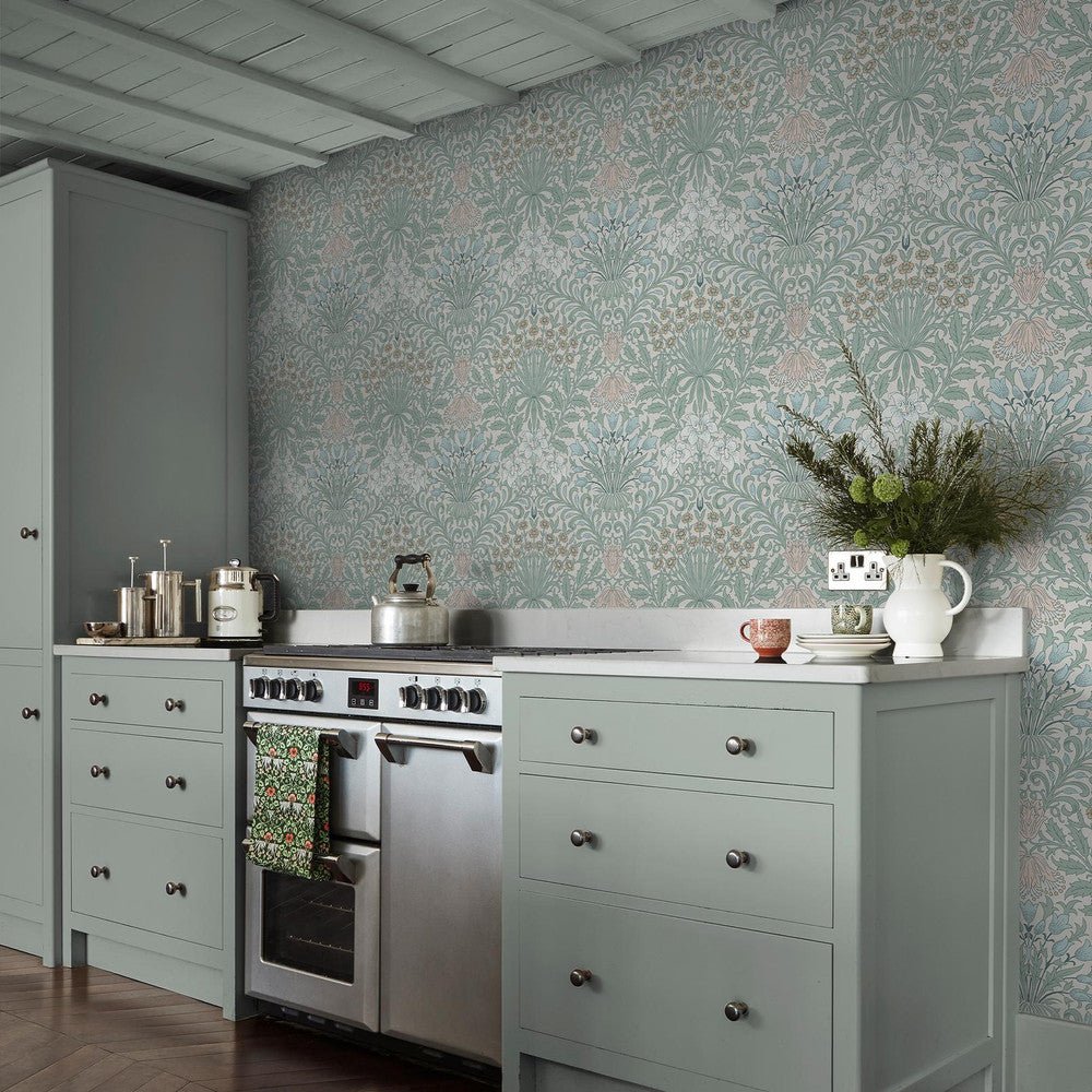 Garden Wallpaper - Cottage Blues - 140496 - William MorrisWallpaper199