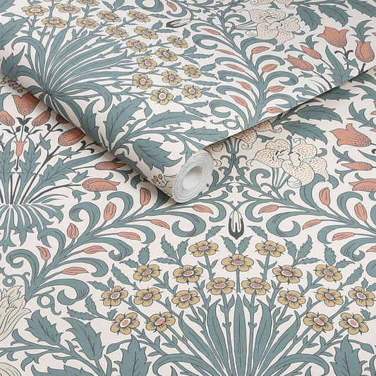 Garden Wallpaper - Dusty Blue - 140493 - William MorrisWallpaper199