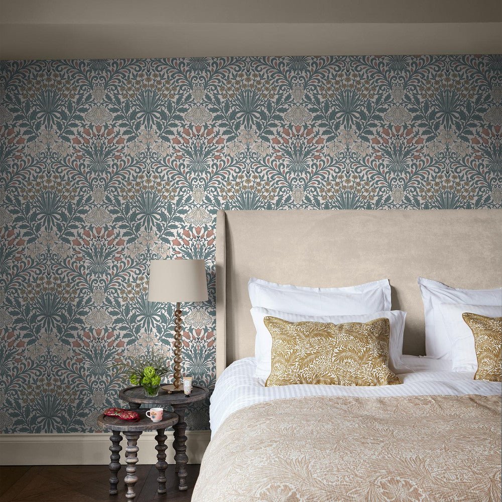 Garden Wallpaper - Dusty Blue - 140493 - William MorrisWallpaper199