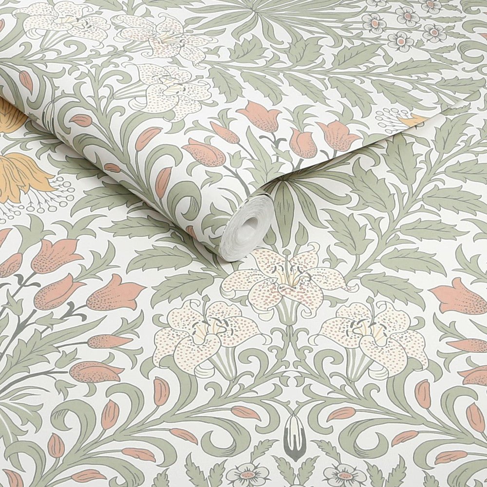 Garden Wallpaper - Soft Sage - 140497 - William MorrisWallpaper199