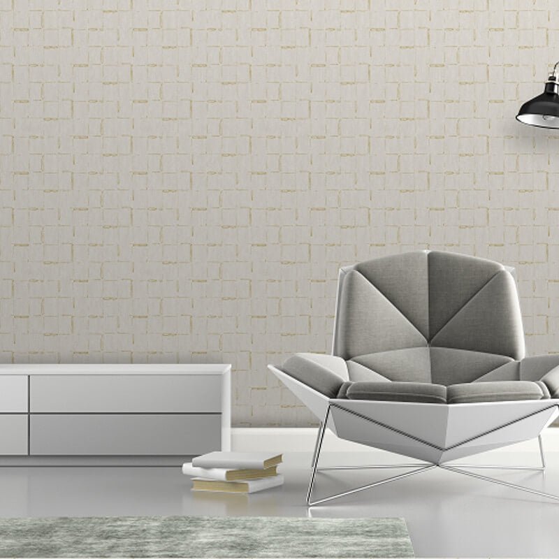 Geometric Lines Metallic Wallpaper - Beige - SK Filson - SK20029Wallpaper199
