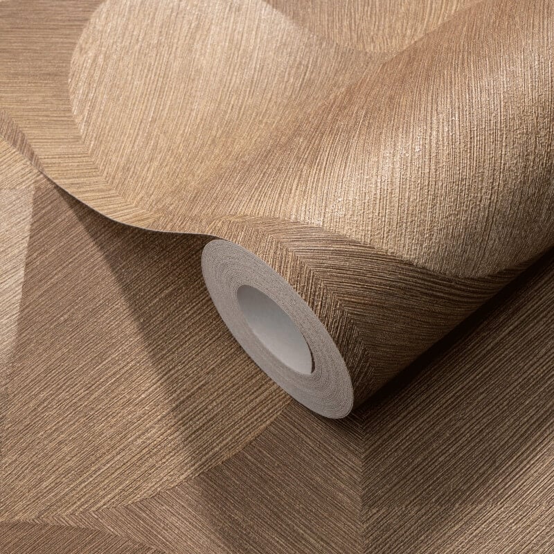 Geometric Tile Abstract Wallpaper - Bronze - Erismann - 10392 - 11Wallpaper199