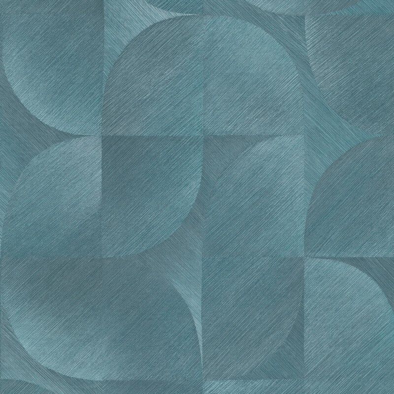 Geometric Tile Abstract Wallpaper - Teal - Erismann - 10392 - 19Wallpaper199