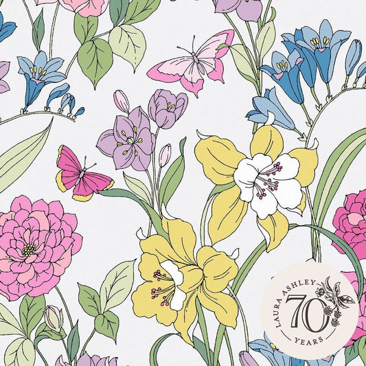 Gilly Wallpaper - Multi - Laura Ashley - 119846Wallpaper199