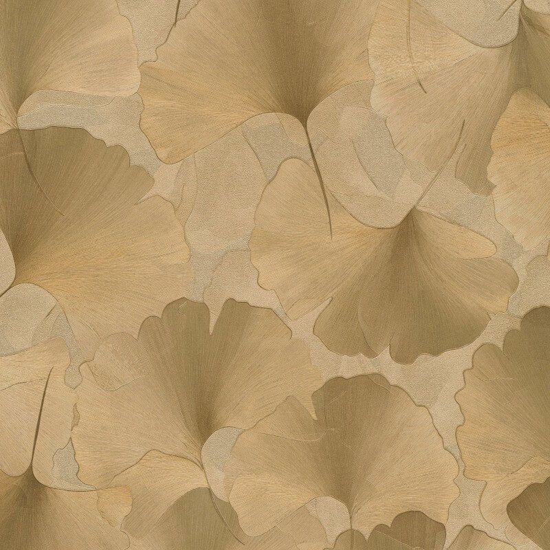 Ginko Dream Floral Metallic Wallpaper - Gold - Erismann - 10470 - 30Wallpaper199