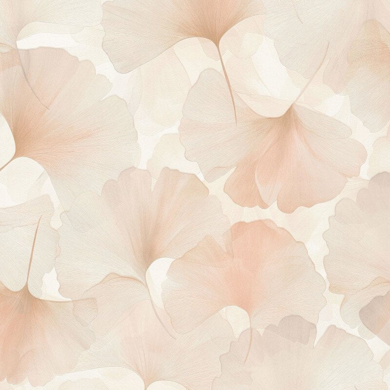 Ginko Dream Floral Metallic Wallpaper - Rose - Erismann - 10470 - 05Wallpaper199
