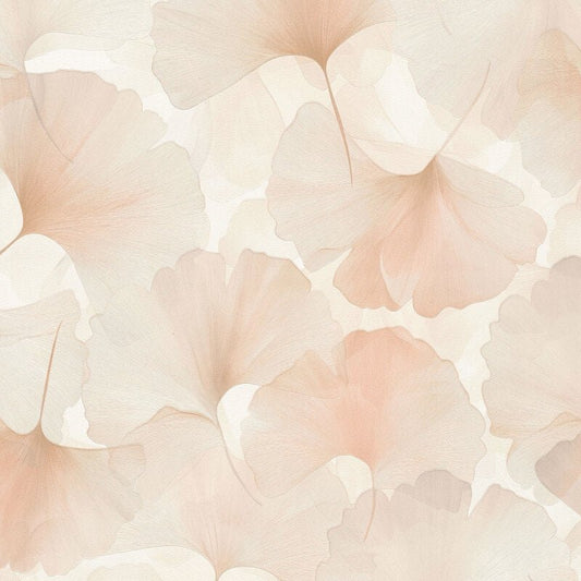 Ginko Dream Floral Metallic Wallpaper - Rose - Erismann - 10470 - 05Wallpaper199