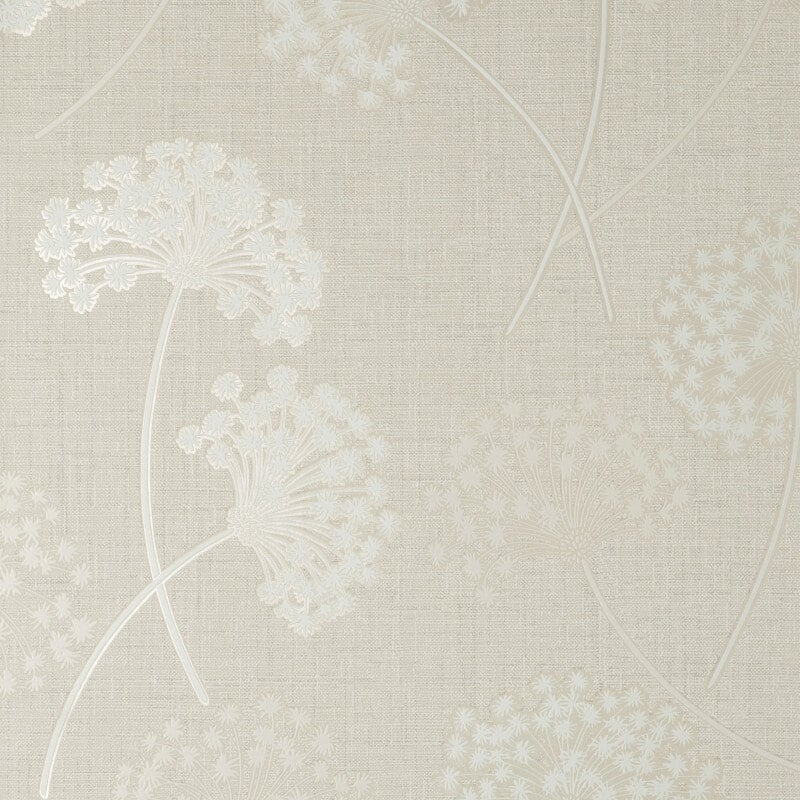 Grace Allium Flower Wallpaper - Stone - Fine Décor - FD43281Wallpaper199