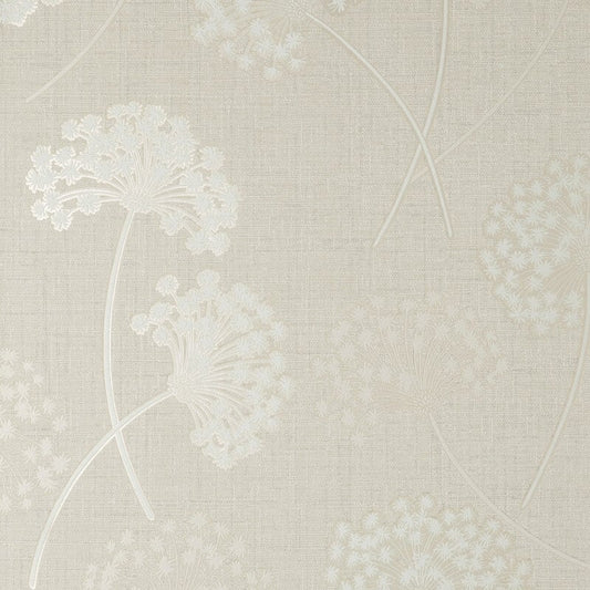 Grace Allium Flower Wallpaper - Stone - Fine Décor - FD43281Wallpaper199