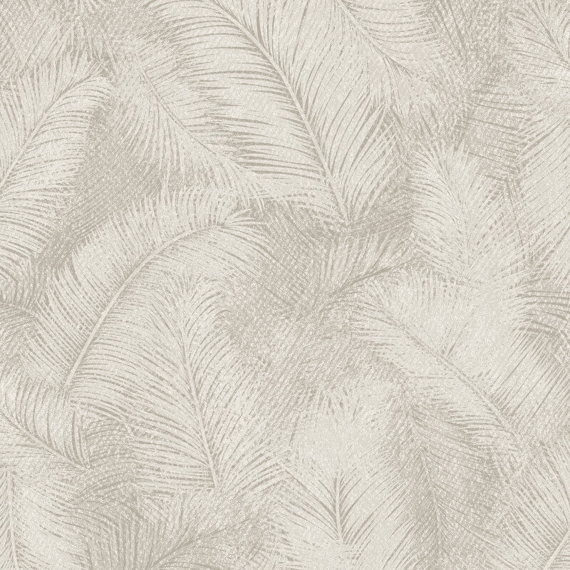 Happy Leaf Motif Wallpaper - Beige - Grandeco - A70202Wallpaper199