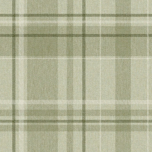 Harris Check Wallpaper - Green - Crown - M1865Wallpaper199