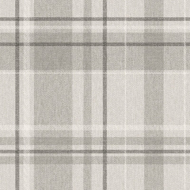 Harris Check Wallpaper - Soft Grey - Crown - M1871Wallpaper199