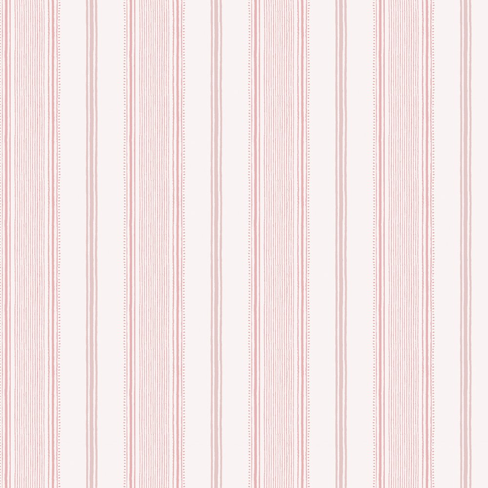 Heacham Stripe Wallpaper - Blush - Laura Ashley - 115270Wallpaper199