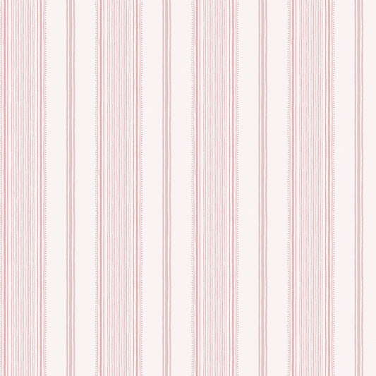 Heacham Stripe Wallpaper - Blush - Laura Ashley - 115270Wallpaper199