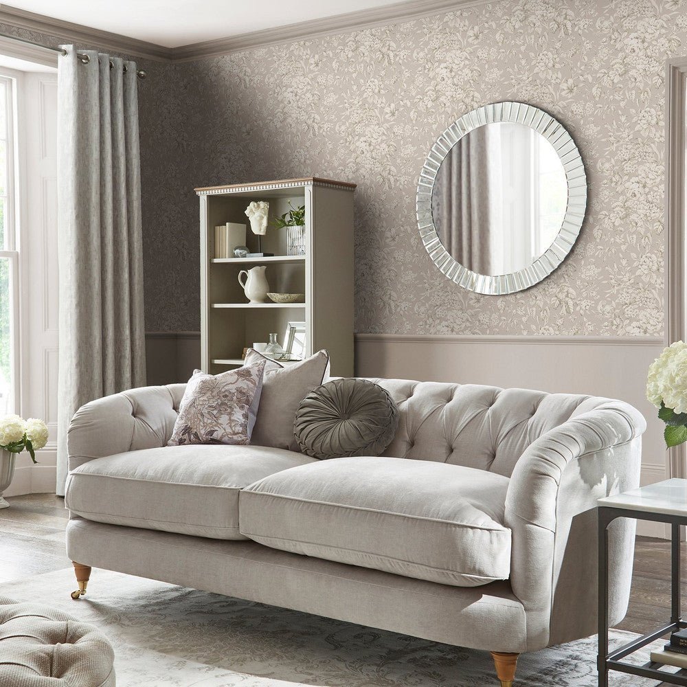 Heledd Blooms Wallpaper - Dove Grey - Laura Ashley - 122762Wallpaper199