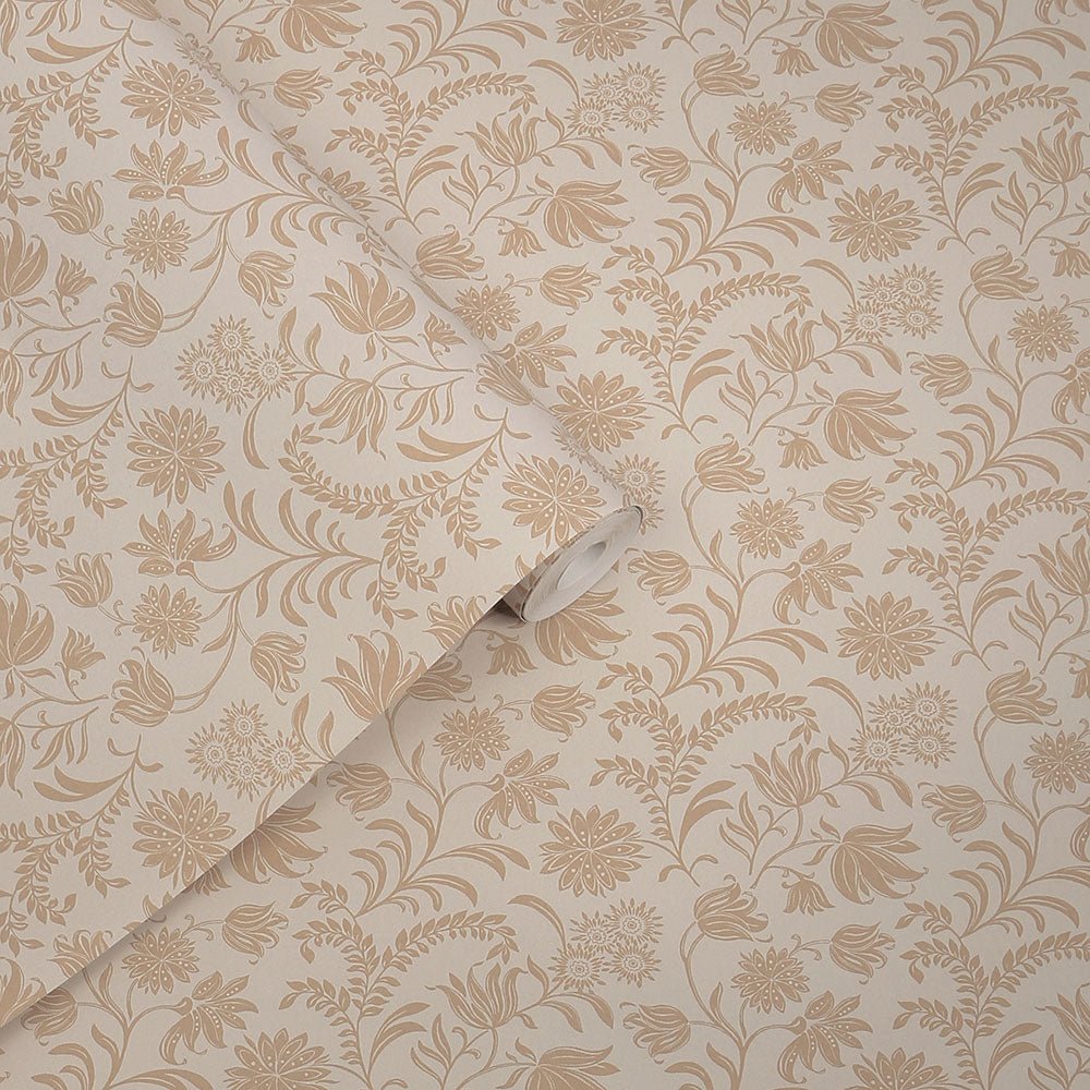 Hemingway Wallpaper - Caramel - Laura Ashley - 140318Wallpaper199