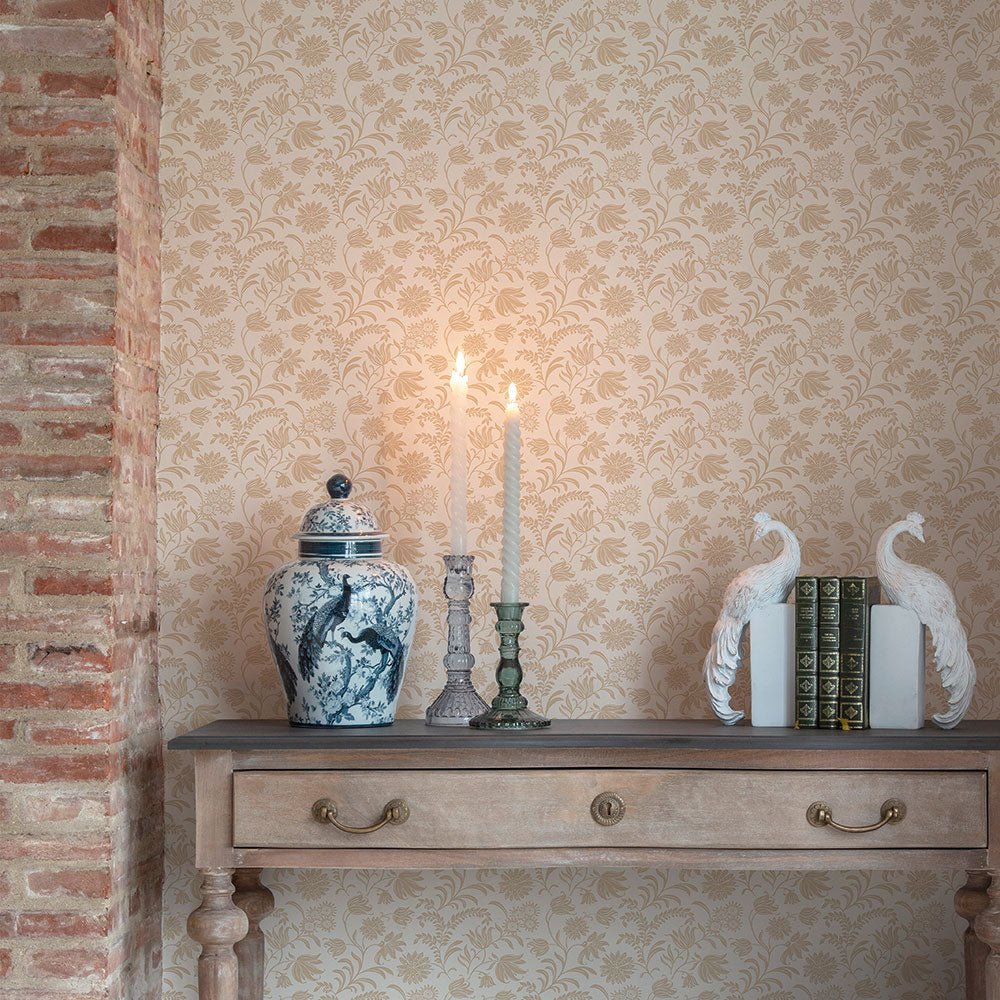 Hemingway Wallpaper - Caramel - Laura Ashley - 140318Wallpaper199