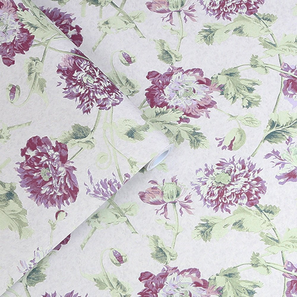 Hepworth Wallpaper - Grape - Laura Ashley - 115268Wallpaper199