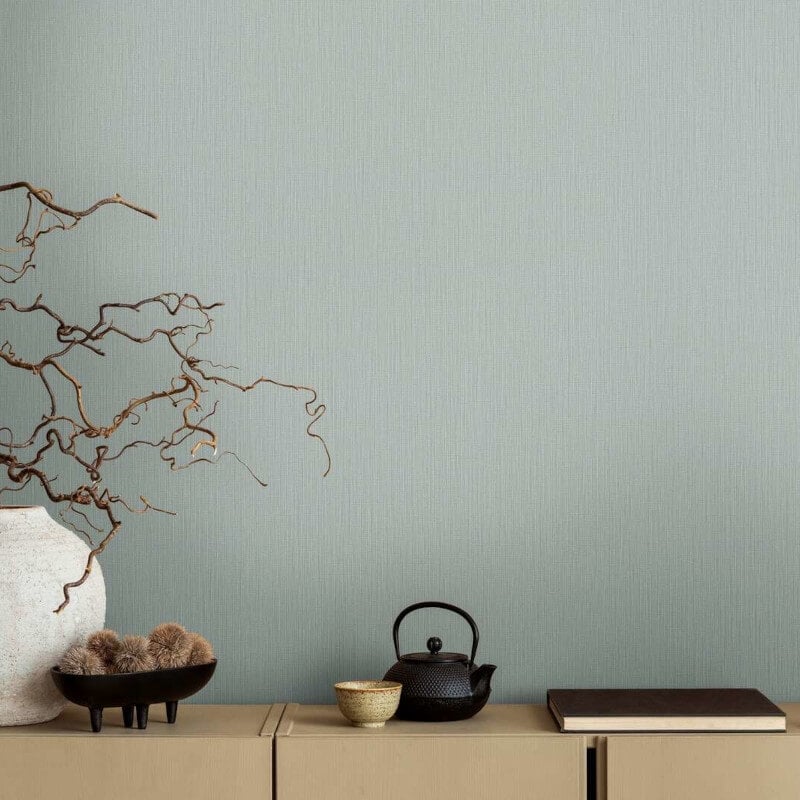 Hessian Texture Wallpaper - Grey - Michalsky Living - 39987-3Wallpaper199
