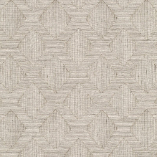 Hidden Harmony Geometric Wallpaper - Soft Taupe - Erismann - 10509 - 02Wallpaper199