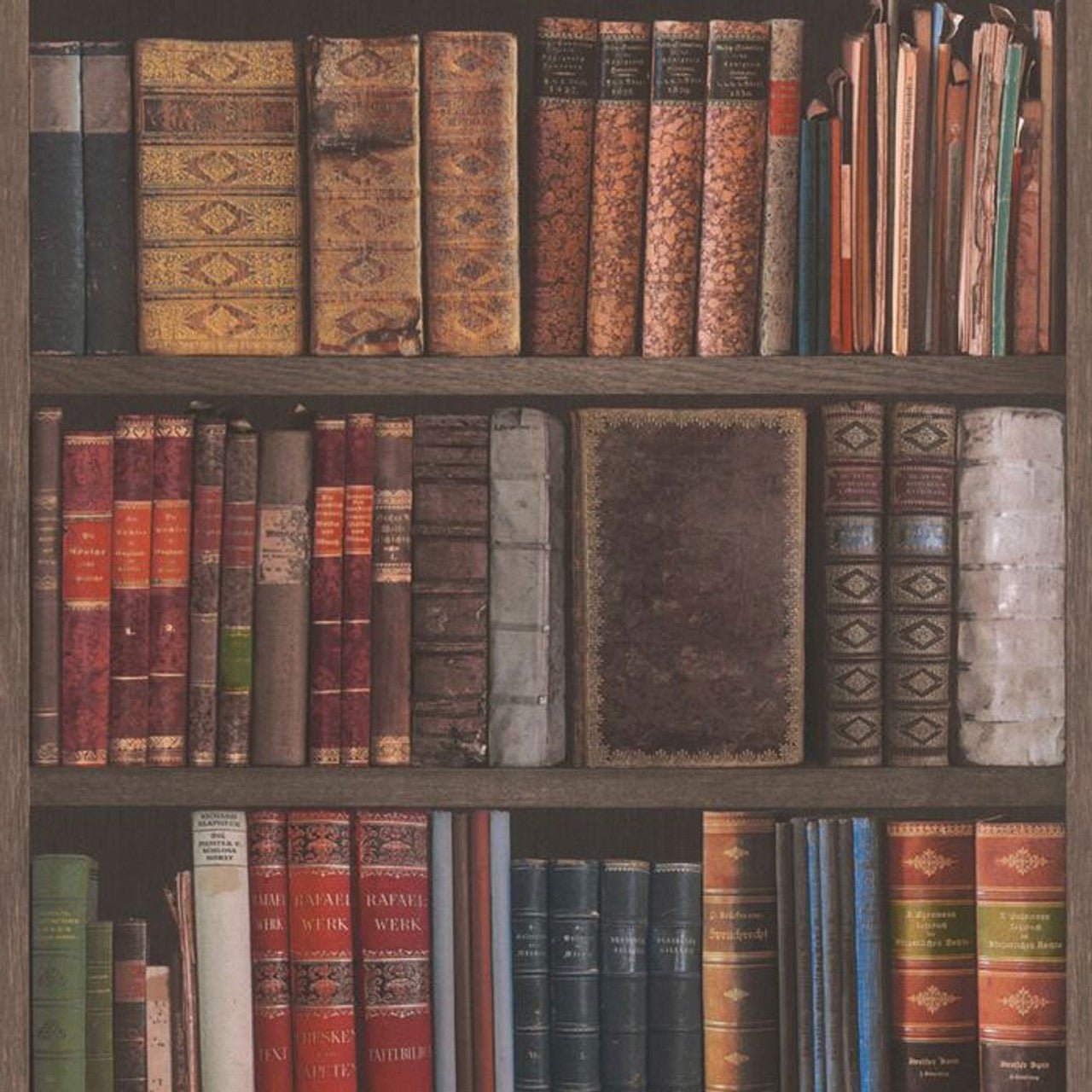 Home Style Library Books Wallpaper - Multi - Rasch - 934809Wallpaper199