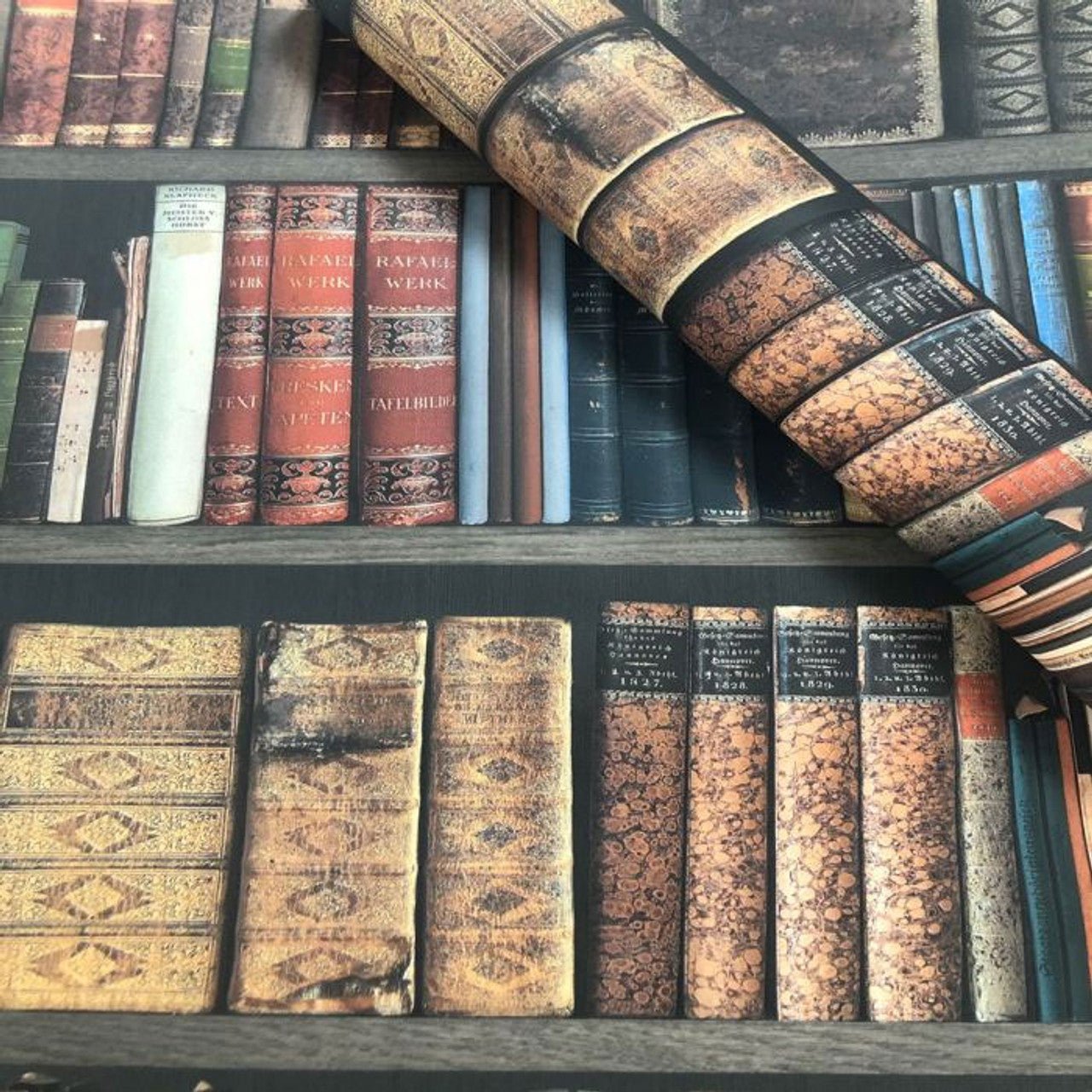 Home Style Library Books Wallpaper - Multi - Rasch - 934809Wallpaper199