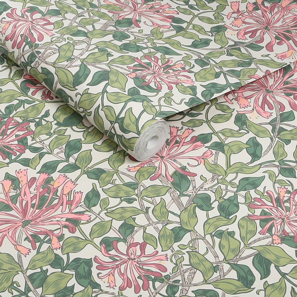 Honeysuckle Wallpaper - Blossom - 140486 - William MorrisWallpaper199