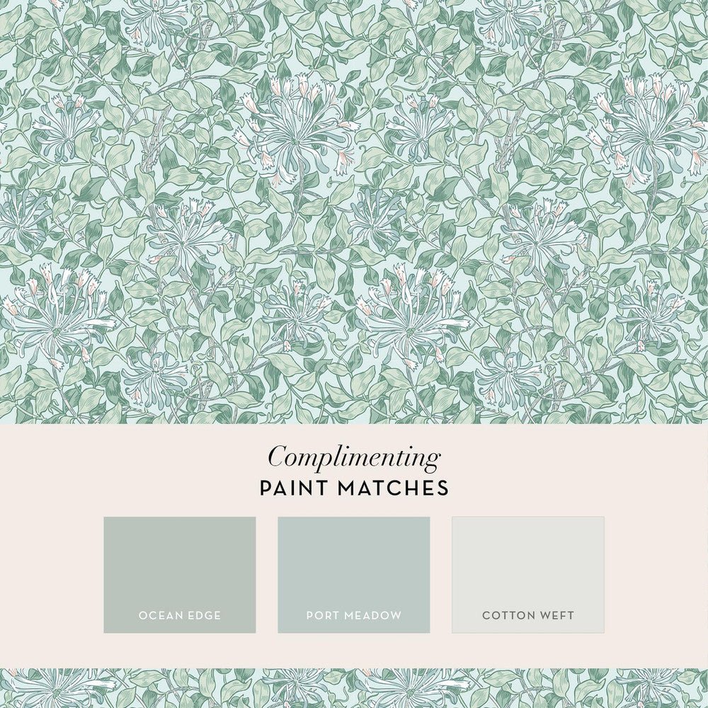 Honeysuckle Wallpaper - Breeze - 140485 - William MorrisWallpaper199