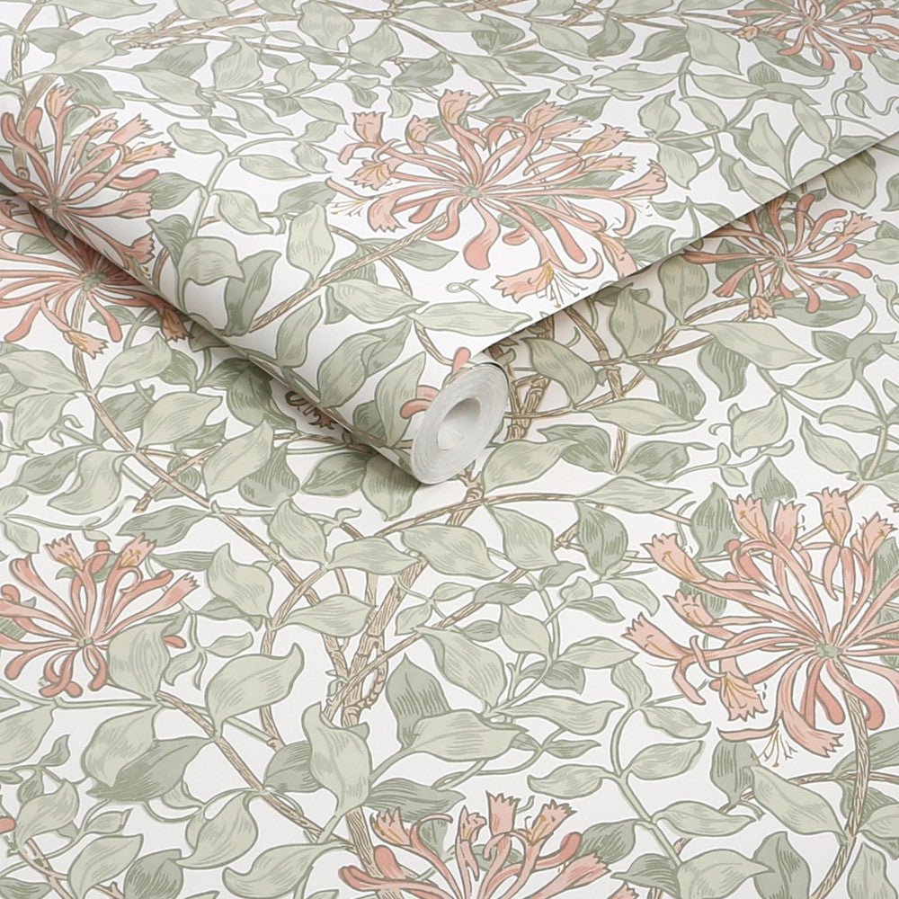 Honeysuckle Wallpaper - Maytime - 140488 - William MorrisWallpaper199