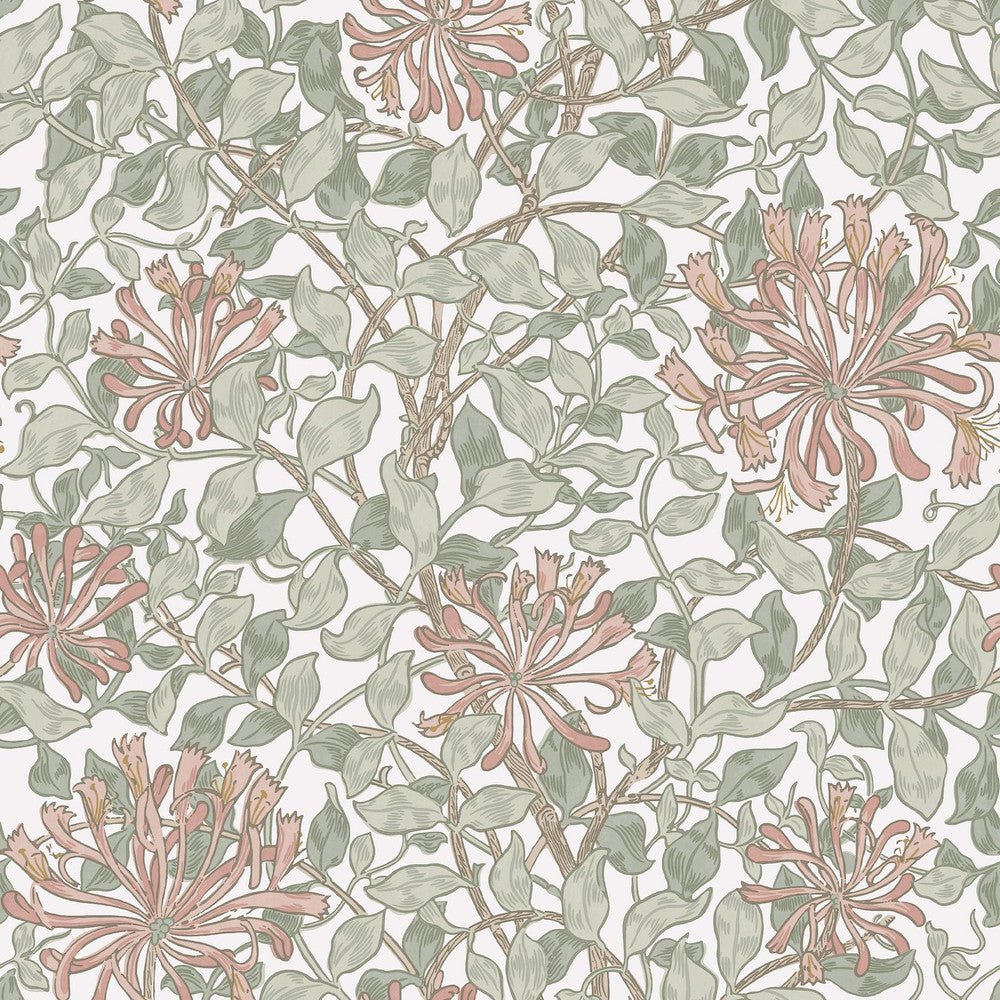 Honeysuckle Wallpaper - Maytime - 140488 - William MorrisWallpaper199