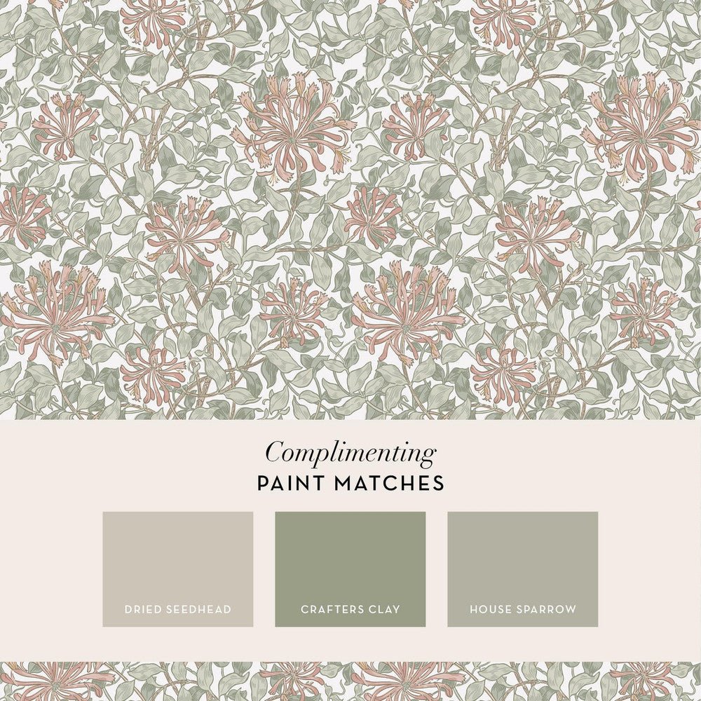 Honeysuckle Wallpaper - Maytime - 140488 - William MorrisWallpaper199