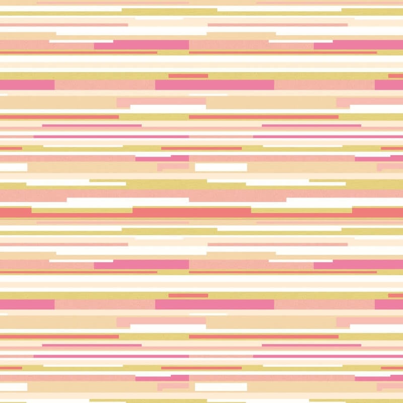 Horizontal Stripe Wallpaper - Pink/Green - Hoopla Walls - HWA1061WWallpaper199