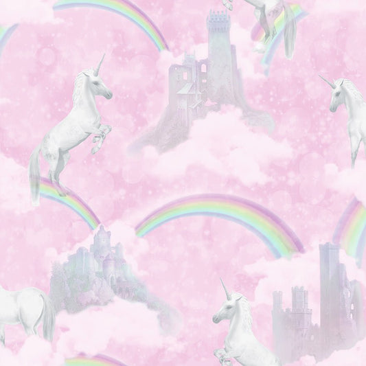 I believe in unicorns Wallpaper - Pink - Holden Décor - 12480Wallpaper199