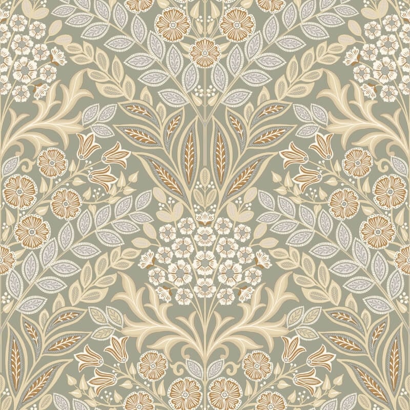 Icon Belvedere Floral Wallpaper - Taupe - Grandeco - IC2102Wallpaper199